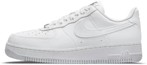 Nike Women's Low-Top Sneakers, White Black Metallic Silver, 10.5