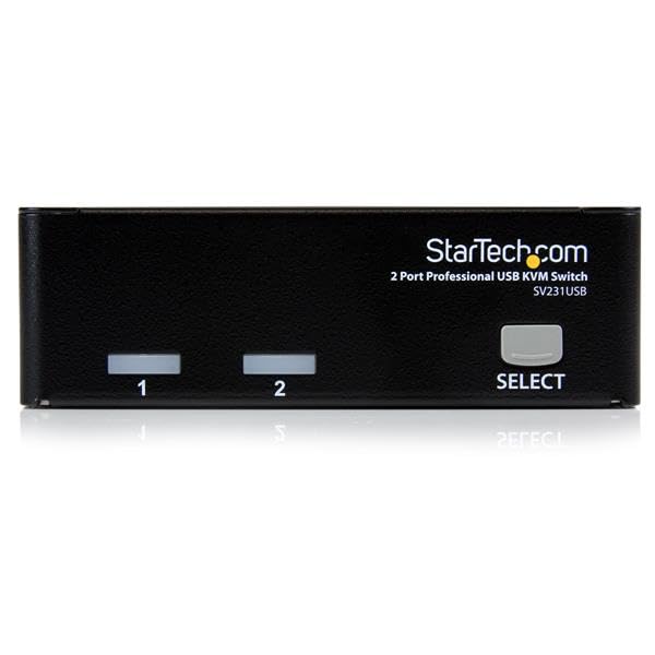 Switch KVM USB VGA 2 ports StarTech.com avec câbles inclus SV231USBGB - 2