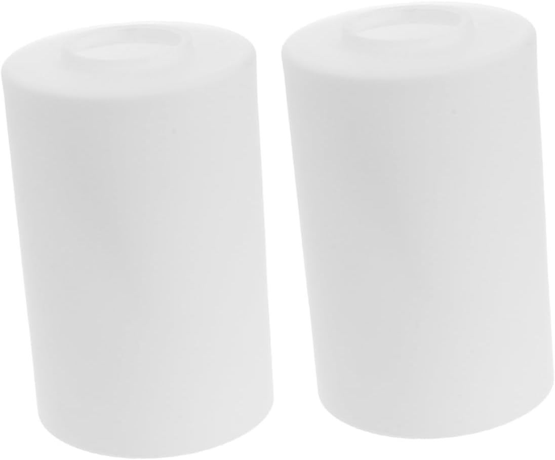Gadpiparty 2pcs Glass Cylinder Lamp Shade for Pendant Light Chandelier Floor Lamp Glass Shade Softens Light for Home Office Gallery Decor