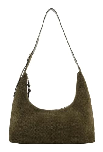 Sac à épaule Weave Harmony FREDsBRUDER grand sac à main vert kaki
