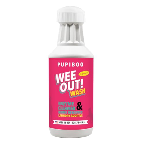 Wee Out Wash Enzyme Laundry Additive for Pet Odor & Stain Removal - Up to 32 Loads - Pet-Safe