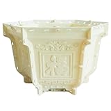 BESPORTBLE Concrete Planter Molds: Hexagon Shape Succulent Planter Mould Cement Clay Bonsai Pot Mold for Flower Pot Making, 10.92 * 9inch