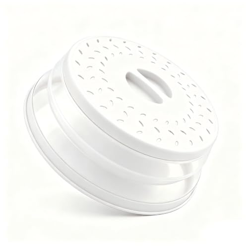 Image of Collapsible Microwave Splatter Cover(white, 10.5IN)