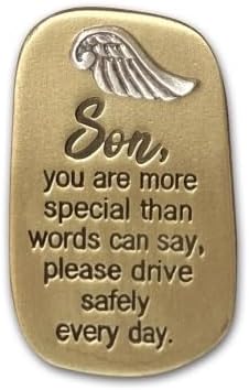 Cathedral Art BO Son Visor Clip with SO Wing, Carded, Individually Bag, Car Accessories, KVC819