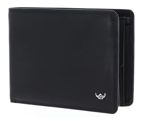 Golden Head Leder Geldbörse Polo RFID Protect Scheintasche 1339 Schwarz