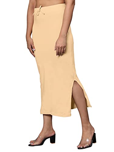 Image of Jaanvi fashion Women's Cotton Mermaid Saree Shapewear,Petticoat,Skirt, Comfortwear
