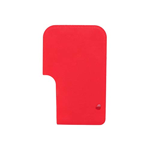 BROVACS Silicone Cover Protector Case Holder Skin Jacket Compatible with RENAULT 3 Button Smart Card Key Remote Fob CV2351 Red - Image 2
