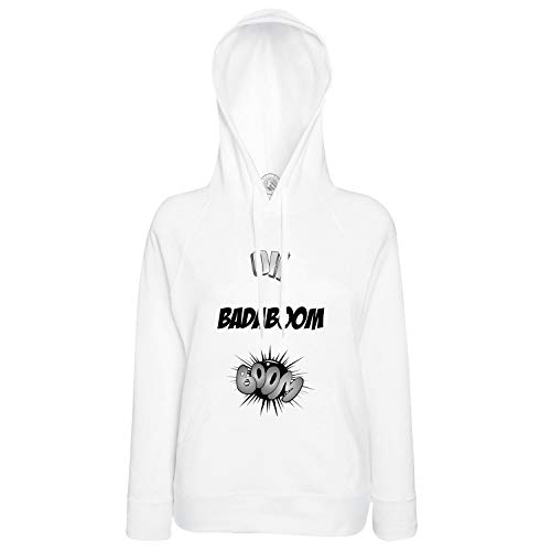 Sweat à capuche Oh Badamboom Boom au design original imprimé