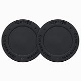 Snowfall Silicone Bottom Protectors for Small Espresso Cups, Mini Coffee Mugs, and Tea Cups,Non-Slip & Noise-Reducing Rubber Base for Delicate Drinkware with 42mm Diameter (2 Pack 1.65"/42mm)
