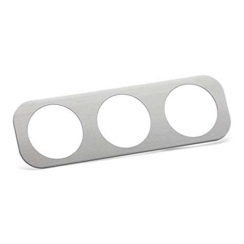 BlackPath - Fits Nissan 60mm Triple Gauge Holder 180Sx + 200Sx S13 Pod Holder Triple-Gauge Dash Mount A/C Vent Bezel (Black) T6 Billet