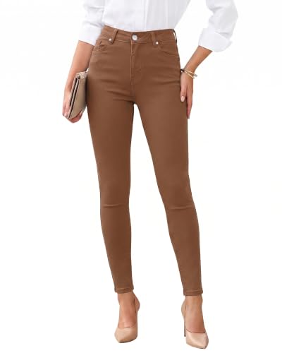 Image of GRAPENT Skinny Jeans for Women High Waist Stretchy Classic High Rise Slimming Jeggings Denim Trousers Pants