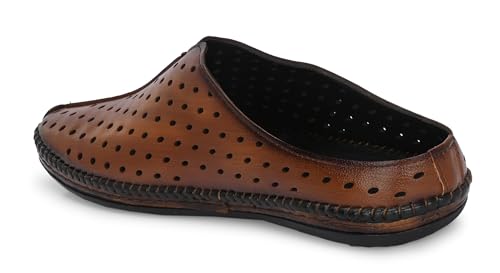 Image of Server Loafers for Men | Mules Clogs Open Back Loafers | Party Ethnic Wear Shoes | Men's Casual Shoes | Comfortable Fashion Shoe with TPR Sole
