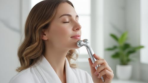 Image of Mini 3D Manual Roller Massager | 360 Rotating Face Lifting Tool | Facial Massager for Skin Tightening, Anti-Wrinkle & Slimming | Relaxation Face & Body Massage Roller