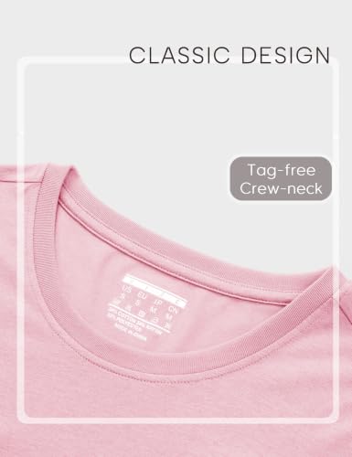 Image of YUCOLEN Long Sleeve Shirts for Women Cotton Crew Neck Casual Tops Fall
