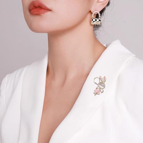 Image of Fashion Cute Crystal Animal Brooch Pins for Women Girls Cat Bird Corsage accessory Pin delicate accessory Party Ceremony