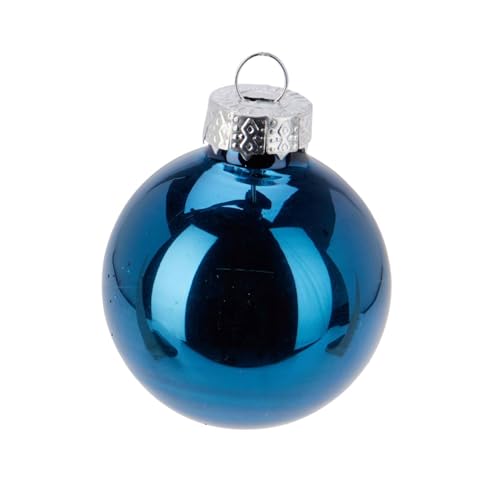 Well Home Conjunto de 25 bolas de Natal cor azul Ø 2,5 cm - brilhantes