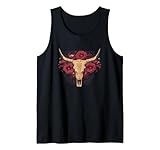 Cow Skull Floral Western Rustic Boho Art Design