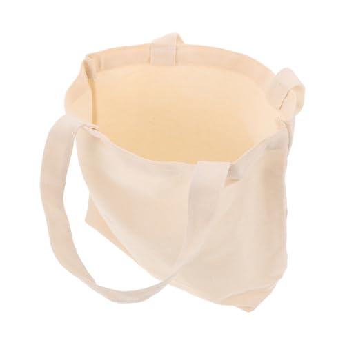 Cabas en toile en canvas blanc BESPORTBLE pour vos déplacements urbains et journées de travail