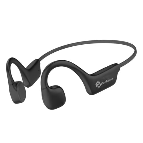 Bone Conduction Sports Headphones – Open-Ear Bluetooth 5.3 Wireless Earphones, Lightweight &...
