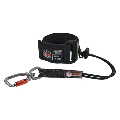 Image of Ergodyne Squids 3123 Tool Wristband with D-Ring Tool Lanyard Tethering Attachment Point, Tool Weight Rating 5lbs