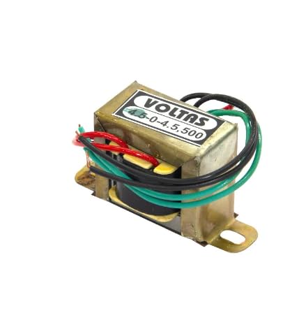 Generic 4.5V 500mA Step Down Transformer | 230V AC to 0-4.5V DC | Dual Secondary Winding