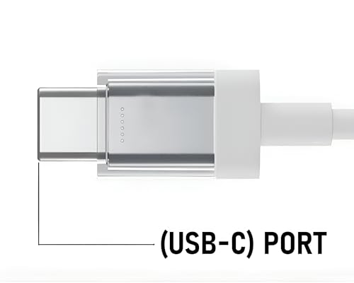 Image of Original 45W High Speed Type C to C 3.3Ft Cable for Phone 2 /2A /1 / Google /Galaxy S24 Ultra /Buds Fast USB C Charging Support Laptop /Tablet Cord Sync Data Transfer, White
