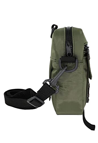 Shoulder Bag Lenna's Bolsa Transversal de Nylon LE07 Verde