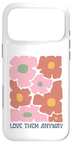 Groovy Floral Love Them Anyway ���g�����w �X�}�z�P�[�X iPhone 17 Pro Max �p