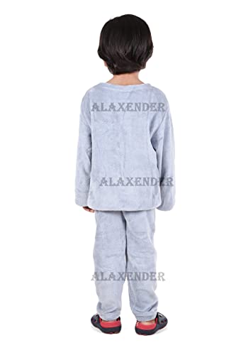 Image of Winter Night Suit for Kids Top & Pajama Set (Warm Fleece) Size (4 to 6 Years Kids)