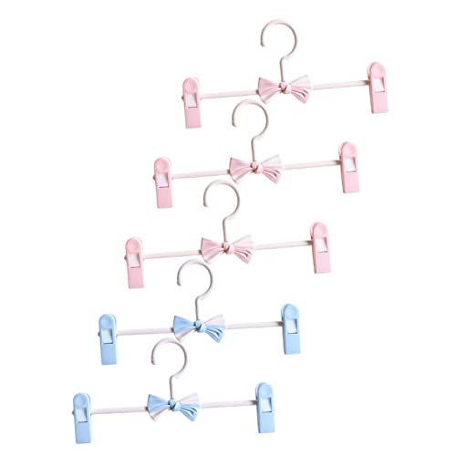 SOLUSTRE 5Pcs Adjustable Stretchable Jeans Hangers with Clips Non Slip Hangers for Home Organization Reliable and Plastic Design