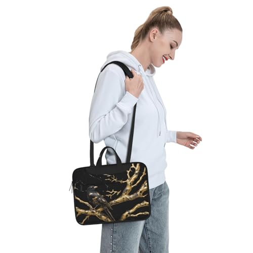 Sac ordinateur portable résistant aux chocs motif oiseaux chic - 3