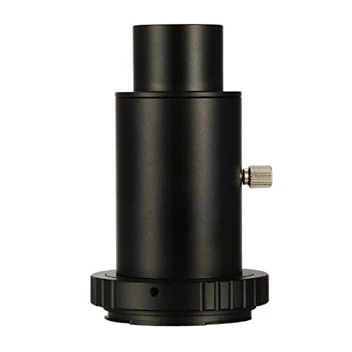 Adaptador de cámara telescópica con anillo en T mecanizado de 1,25 pulgadas