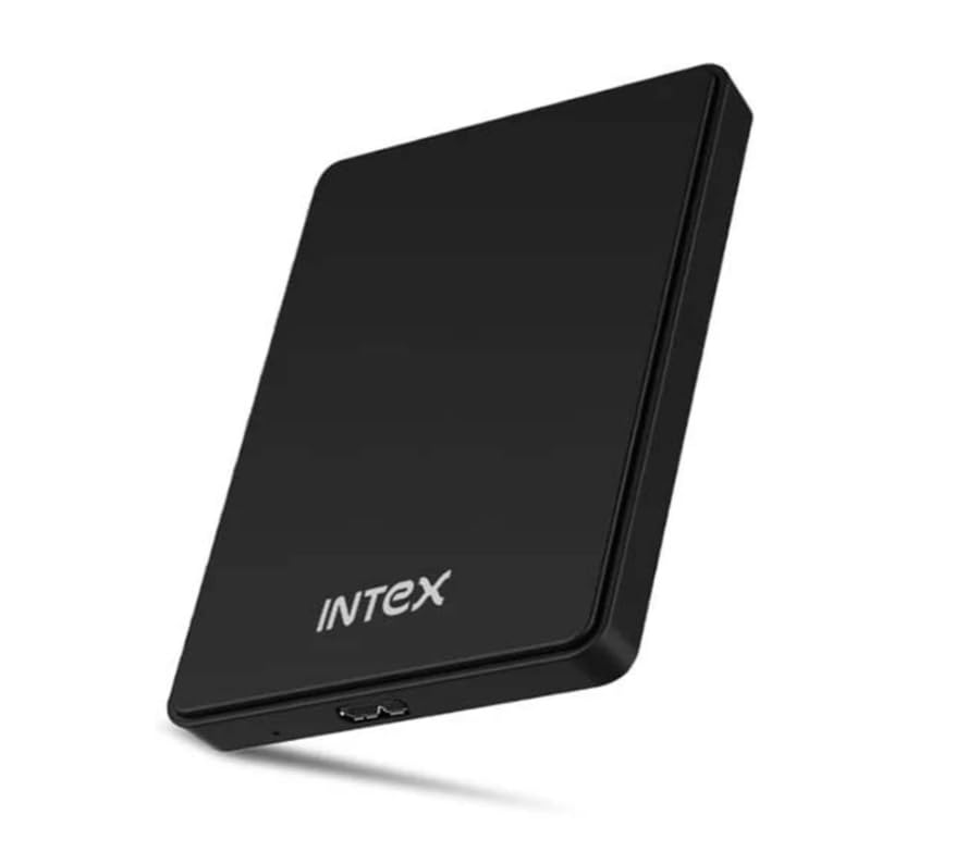 intex ssd/hdd casing usb 3.0 sata 2.5 inch external enclosure, black, plug & play. ultra fast data transfer,windows/linux/macos 8.0