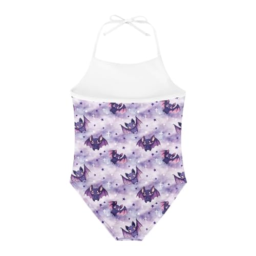 Cute Halloween One-Piece Swimsuit for Girls Beach Swimwear Bathing Suit2