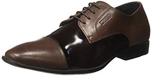 Image of Woodland Men Brown Oxford Shoes