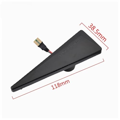 Repetidores dinámicos LED de posición lateral kit de 2 luces de giro para Megane 2 y Wind 5