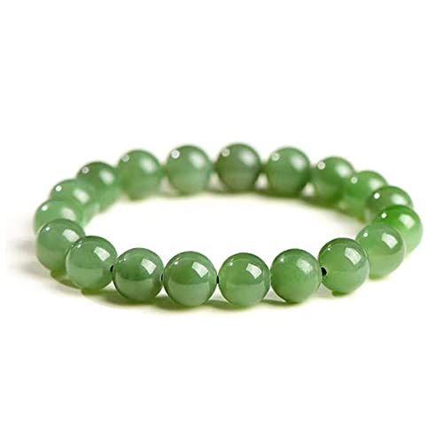 Bracelet jaspe vert pierres naturelles femmes hommes bijoux perles extensibles