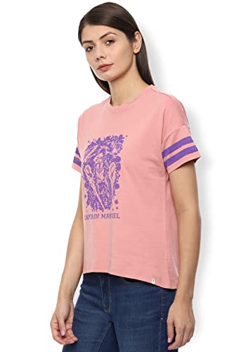 Image of Van Heusen Women's Cotton Regular Fit T-Shirt