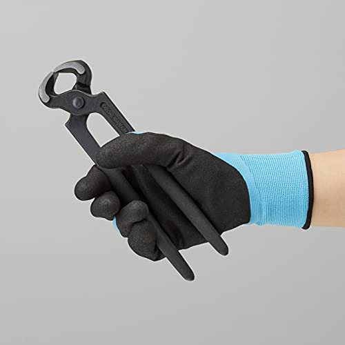 Amazon Basics 15 Gauge Polyester Nitrile Fully Coated, Sandy Nitrile Palm Coated Outer Size 10,Xl, 2-Pair #TOP6