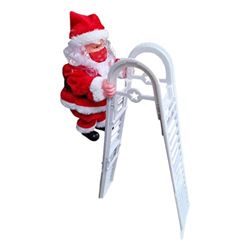 Père Noël escalade électrique figurine automatique en plastique résistant