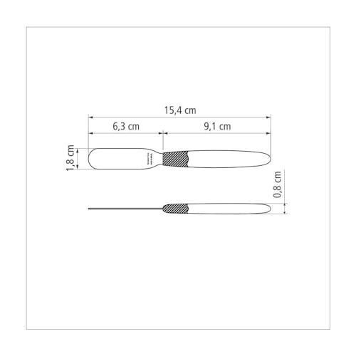 Conjunto de Espátulas para Manteiga Tramontina Ipanema com Lâminas em Aço Inox e Cabos de Polipropil