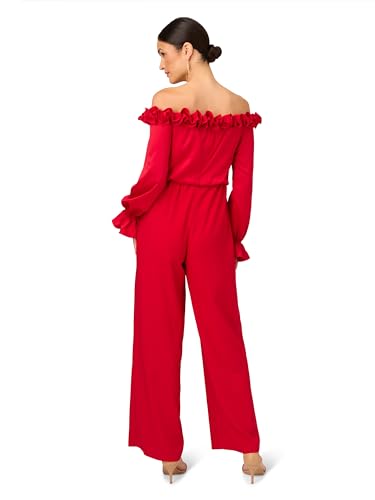 Image of Adrianna Papell Women's Halter Velvet Tulle Dress