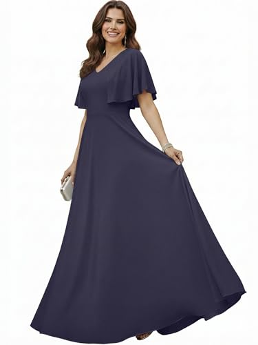 Image of KOH KOH Womens Long Elegant Bridesmaid Evening Cocktail Modest Maxi Dress