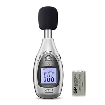 Decibel Meter, CEM DT-85A Digital Sound Level Meter Portable SPL Meter ...