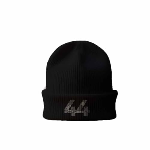 Bonnet cuffed noir 44 Number contre le froid et le vent d'hiver