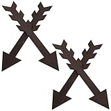 Uso flessibile: questi ornamenti decorativi da parete in legno si adattano a tutto, celebrazioni delle feste agli ambienti domestici quotidiani, decorazioni da parete a forma di freccia, insegne a freccia da parete