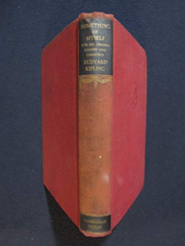 Something of Myself for My Friends Known and Un... [French] B001BNM8S2 Book Cover