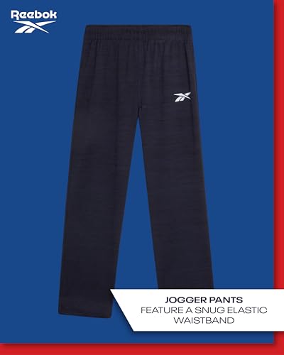 Reebok Baby Boys' Jogger Set - 3 Piece Short Sleeve T-Shirt and Sweatpants Playwear Set (Infant/Toddler)4