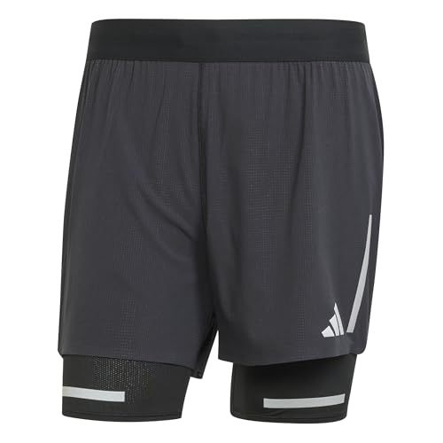 adidas Men's Ultimate Running Reflective Two-in-one Shorts2