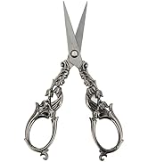 Forbici Da Cucito E Ricamo In Acciaio Inossidabile – Stile Antico, Multicolore, Design Elegante, Lunghezza 12,5 Cm (Oro) - 2